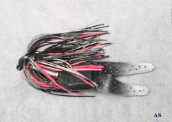  Football Jig with Zoom Super Salty Chunk on Hook