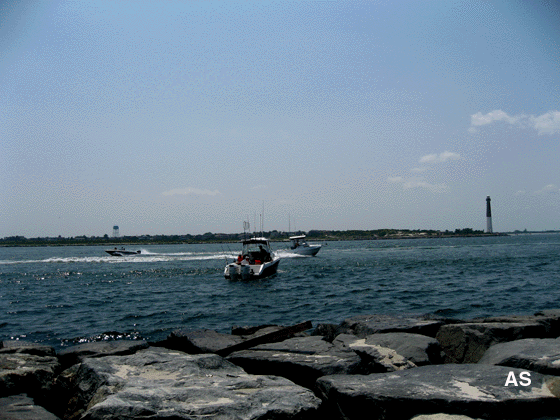 Boat Fisherman at the IBSP North Jetty