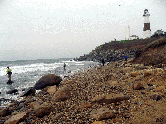 North Side of the Montauk Lighthouse 